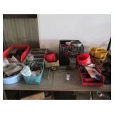 Part organizer bibs, metal lift out...