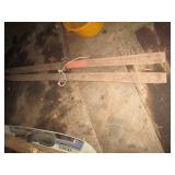 Antique wood cross country snow ski...