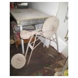 Antique metal framed foot operated ...