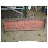 Vintage Chevrolet tailgate...