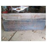 Vintage GMC tailgate...