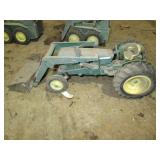 Vintage metal John Deere Skid loade...