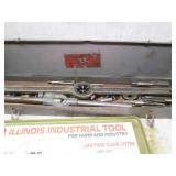 Tap and die kits, vintage hand saws...