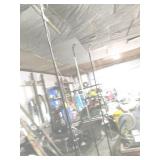 Metal freestanding fishing pole hol...