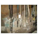 Vintage fishing rods and reels, 4ft...