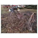 Antique all metal construction hors...