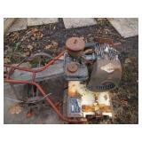 Antique metal and wood horse drawn ...