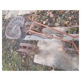 Antique metal and wood horse drawn ...