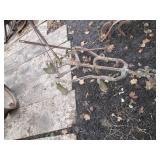 Antique all metal Horse drawn singl...