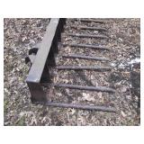 Metal Skid steer root-rake attachme...