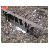 Metal Skid steer root-rake attachme...