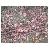 Vintage metal agricultural drag har...