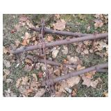 Vintage metal agricultural drag har...