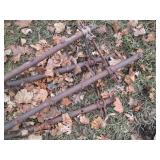 Vintage metal agricultural drag har...