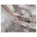 Antique Timber framing beam boring ...