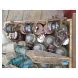 Wood drawer with a variety of vinta...