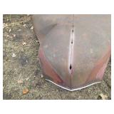 Antique Dodge automobile hood...
