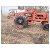 Vintage tractor with hydraulics and...