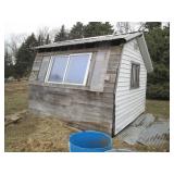 Greenhouse or shed, on skids, 11 x ...