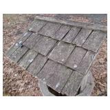 Wood wishing well...