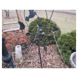 Weather vane shepherd hook and bird...