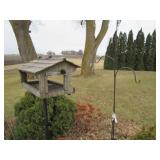 Bird feeder bird bath and shepherd ...