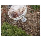 Bird feeder bird bath and shepherd ...