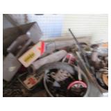 Contents of workbench and cabinet, ...