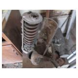 Antique heaters and oil can...