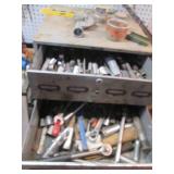 Luxor 2-large drawer metal benchtop...