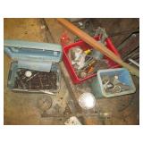 Vintage train case with larger size...