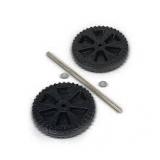 Replacement Wheel Kit for 64 Gal. Two Wheel Trash Can