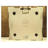 16" Luxe Wall Clock Black/Brass - Threshold