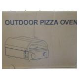 Propane Pizza Oven, Outdoor Pizza Oven in Black with Rotating Pizza Stone, Pizza Cutter and Glove