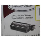Circulating Blower for Zero Clearance Ventless Dual Fuel Fireplace Inserts