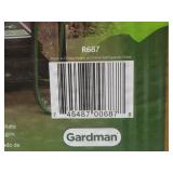 Gardman R687 4-Tier Mini Greenhouse, 27" Long x 18" Wide x 63" High,Black