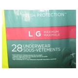 Depend Fresh Protection Adult Diapers, 28pc,