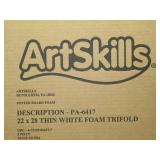 Art Skills - 22 x 28 thin white foam trifold
