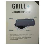 Charbroil Deep Dish and Cutting Board Stainless Steel Heat-Resistant Grill Topper Black/Silver