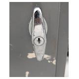 45-In by 18-in by 12-in steel storage cabinet with handle and lock no key