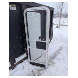 72 in x 29-in winterized door for trailer or camper with screen door and lock no key