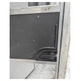 72 in x 29-in winterized door for trailer or camper with screen door and lock no key