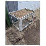 Gray Poly Rolling Cart