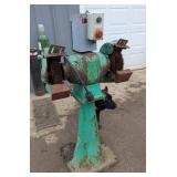 Industrial Floor Stand and Grinding Wheel