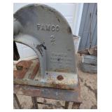 Famco # 2 Arbor press, Two ton blacksmith knife maker machinist tool - With Stand