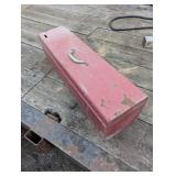 Large Handy Red Tool Box with Tray - Red