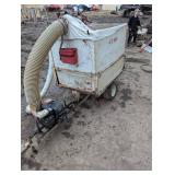 EZ Vac/Rack - Yard vacuum Trailer -  Powered by 5 HP Briggs - Runs