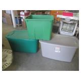 (FRNT) 2 - 30-Gallon Totes with Lid...