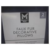 (EW5) 2-Pack of Faux Fur Decorative...