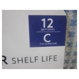 (FS) 12-Pack of C Batteries Exp. 12...